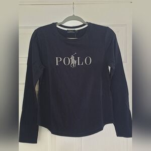 Polo Ralph Lauren Navy Long Sleeve Shirt